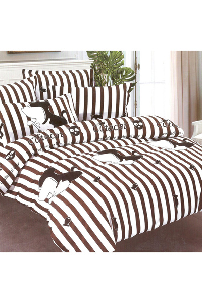 OEM Bed linen 230x250 for double bed 2 people, 4 pieces, Satin cotton, DREAM-...