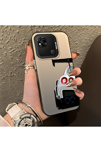 Hontinga حافظة صلبة رفيعة مضادة للسقوط بنمط السيارة متوافقة مع هاتف Redmi 9C