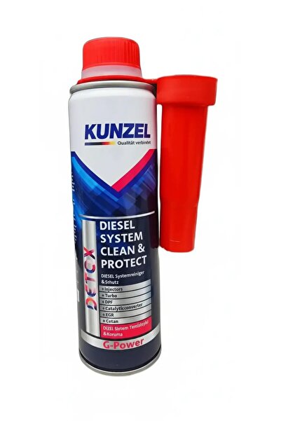 KUNZEL DETOX DİZEL SİSTEM TEMİZLEME VE KORUMA G-POWER 300 ML