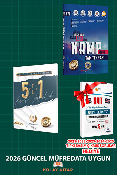 Kurul Yayıncılık Bilgi Sarmal AYT 5+1 Eşit Ağırlık ve Sayısal Tam Tekrar Kamp...