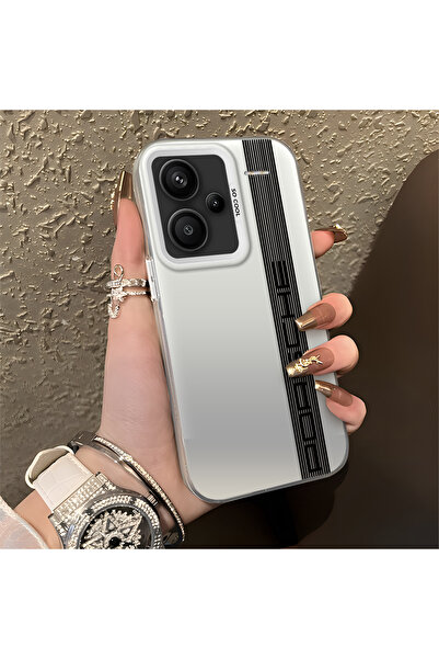 Hontinga Redmi Note 13 Pro Plus+ 5G ile Uyumlu Araba Rozeti Desenli Anti Düşm...