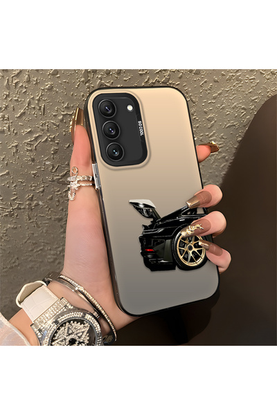 Hontinga حافظة صلبة رفيعة مضادة للسقوط بنمط سيارة رياضية متوافقة مع هاتف سامس...