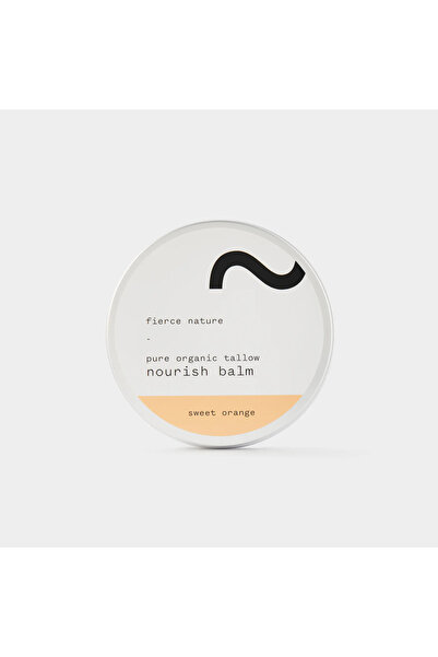 fierce nature بلسم شحم البقر 100 غرام - مرطب مغذي للوجه والجسم، برائحة البرتق...