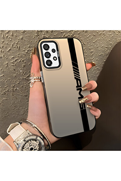 Hontinga حافظة صلبة رفيعة مضادة للسقوط بنمط AMG متوافقة مع هاتف سامسونج جالاك...