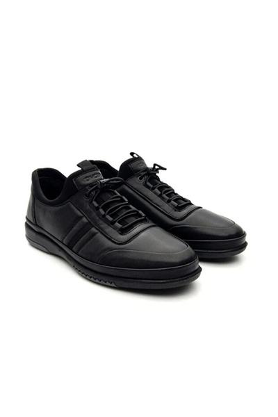 KOMCERO 9779-Komçero Marsel Genuine Leather Easy-To-Wear Shoes Without Laces