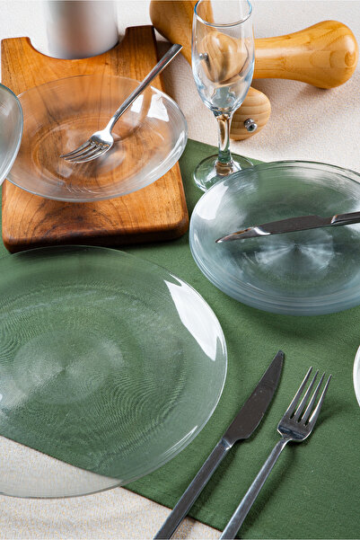 Heda Porselen Ophio 7 Piece Serving and Cake Presentation Set