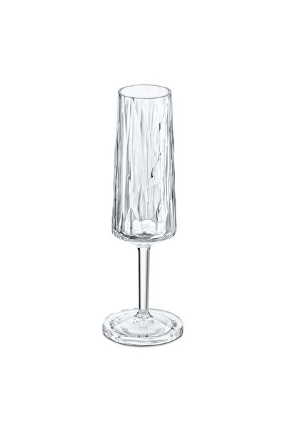 Koziol Champagne Flute Glass Transparent Club No 14 100ml, Polycarbonate