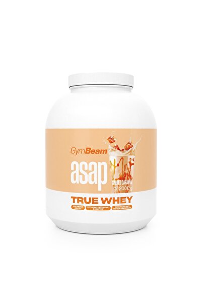 GymBeam Proteine ​​ASAP True Whey, 2000 g, caramel sărat