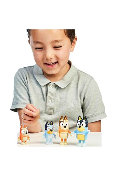 bluey 4'lü Figür Seti - & Family