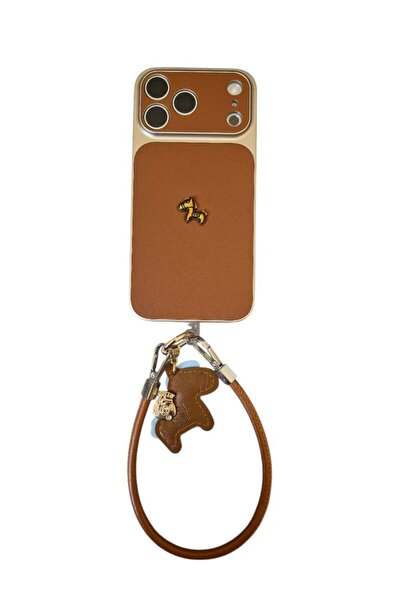 multi İmpex iPhone 17 Pro Max Luxury Small Golden Horse Phone Case