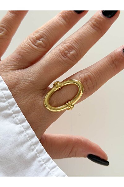 CHARMLUCKY Knot Oval Ring