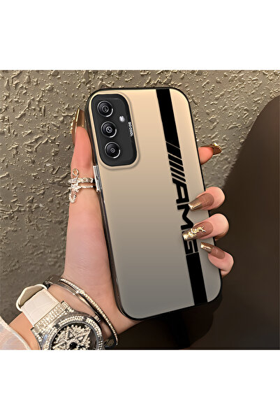 Hontinga حافظة صلبة رفيعة مضادة للسقوط بنمط AMG متوافقة مع هاتف سامسونج جالاك...