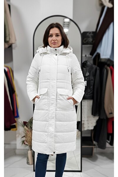 MG trend shop Kadın Uzun Şişme Mont
