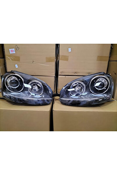 OEM 2004 - 2008 VW GOLF 5 R32 KROM ZEMİN MERCEK FAR TAKIMI