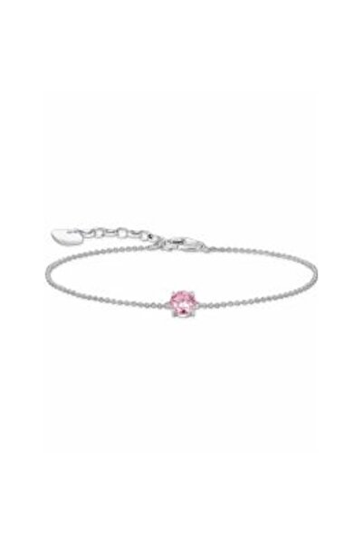 Thomas Sabo Brățară A2156-051-9-L19V cu pandantiv din zirconiu roz 16-19 cm