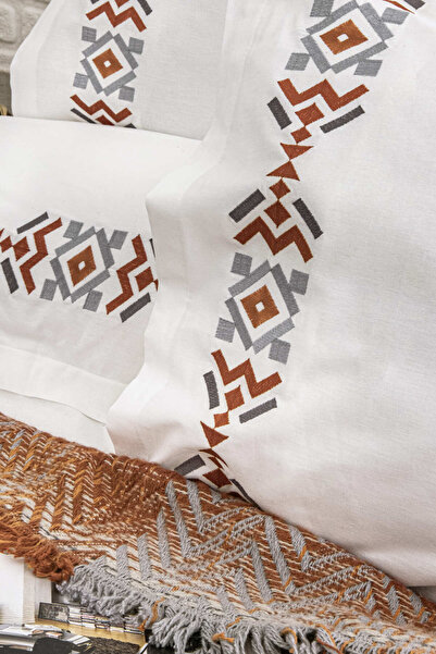 Calantha Home Collection طقم غطاء لحاف فريدا 6 قطع 100% قطن 200 × 220 سم 200 ...