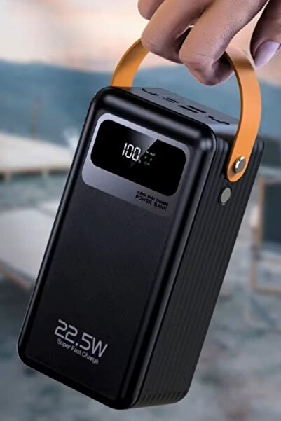 TechnoStation Büyük Boy Seyahat İçin Hızlı Şarj Özellikli 60.000 mAh Powerban...