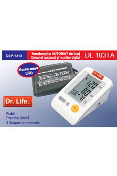 Dr Lİfe Dr. Life Tensiometru pentru brat cu adaptor DL 103 TA