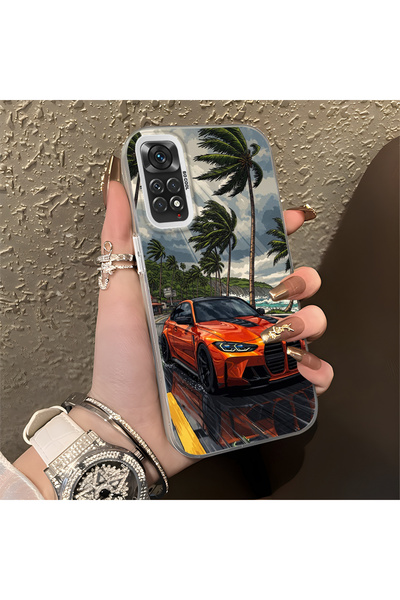 Hontinga حافظة صلبة رفيعة مضادة للسقوط بنمط السيارة الكلاسيكية متوافقة مع هات...