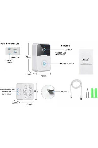 ALIEN WiFi Doorbell Camera with Microphone