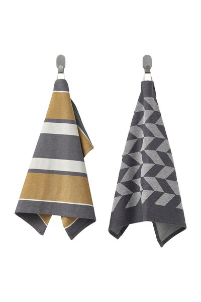 IKEA Șervețel de masă SANDVIVA, Galben/Gri, 45 x 60 cm