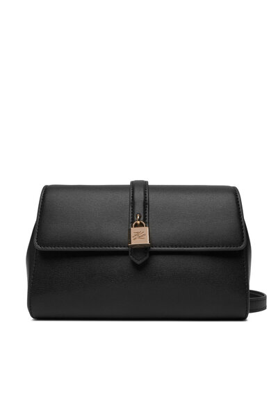 Karl Lagerfeld Women's Handbag Black/Gold 992 B1W30263