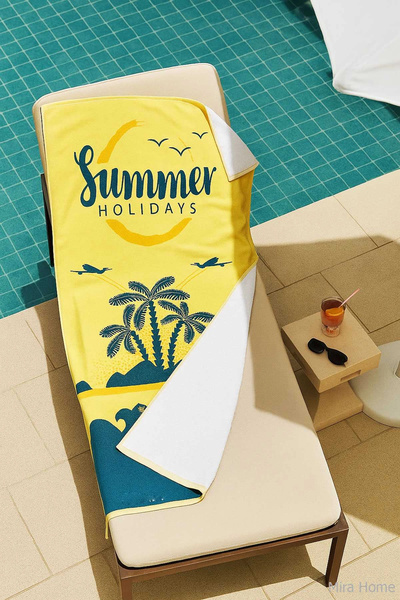 Mira Home Seadream Tropical Patterned Beach Towel 70X140 cm Summer Holiday