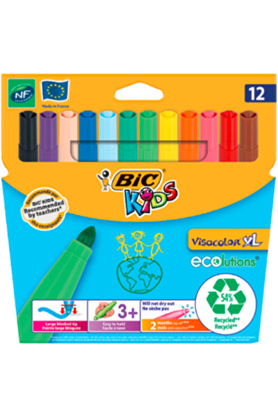 Bic Set de 12 markere VisaColor XL