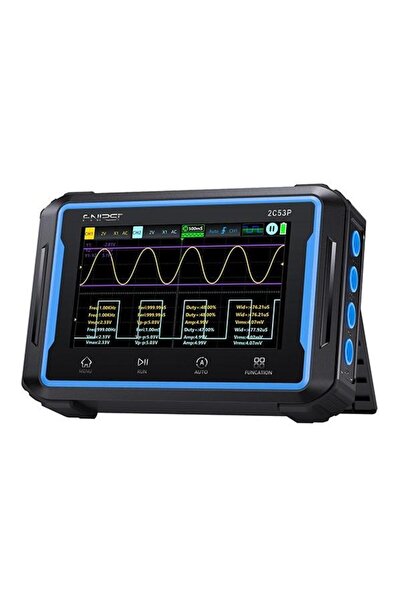 FNIRSI 2C53P 3in1 50MHz 2 Kanal 250MSa/s El Tipi Dijital Tablet Osiloskop & M...