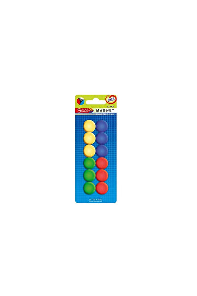 Starpak Color magnets, 22 mm, 12 pcs/set -