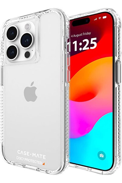 Case-Mate Tough Clear iPhone 15 Pro Case [16ft D3O Drop Protection] [Wireless...