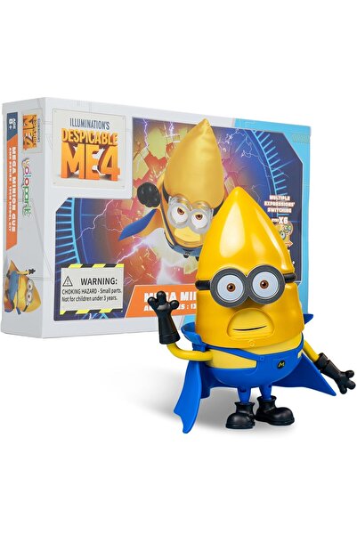 TOYFEST Minion 4 Mega Gus Action Figure Interchangeable Faces Rotating Head M...