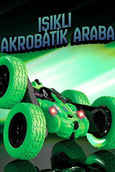Olomo Kumandalı Şarjlı 4 Teker Akrobat Araba - 2.4G 360 Derece Dönebilen Takl...