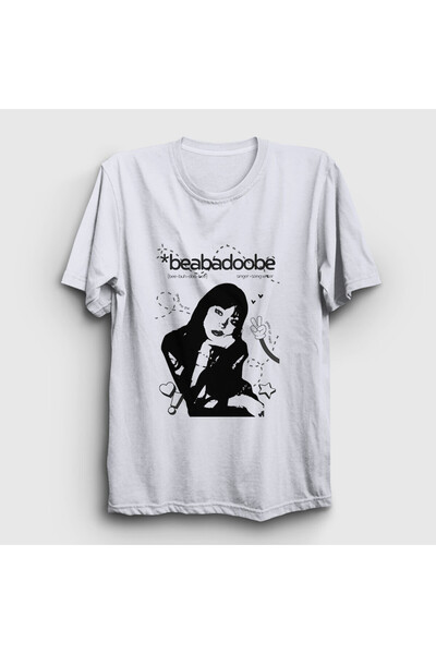 Presmono Unisex White Peace Beabadoobee Beatrice Bea Kristi T-Shirt 593913Tt