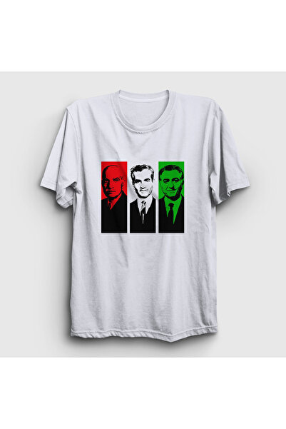 Presmono Unisex White Pahlavi Kings of Iran Iran T-Shirt 593767Tt