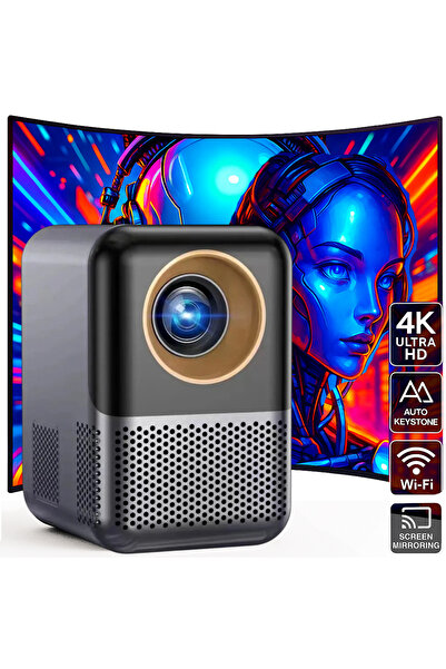 Linomag Smart 4K X10 video projector, Linomag®, Android 10,LCD, Full HD, 100"...