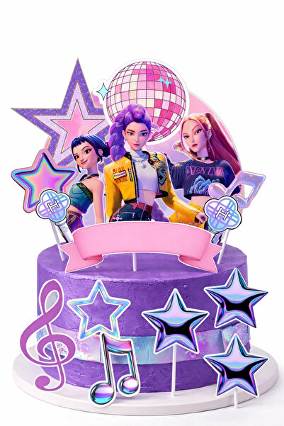 E-Quality Doğumunu Pasta Süsü K-Pop