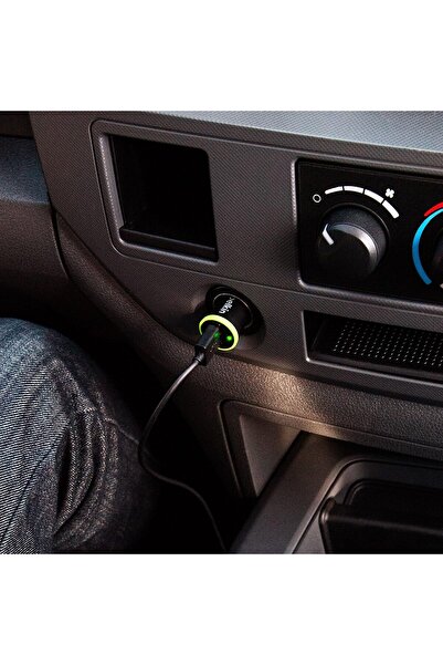 Belkin شاحن سيارة (يشمل كابل USB-C بطول 1.8 متر) أسود