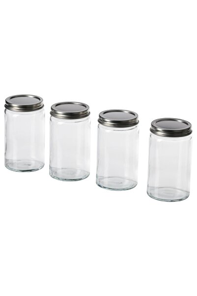 OEM Borcan mirodenii 35 cl sticlă transparentă/inox CITRONHAJ Recipiente Cond...
