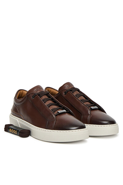 BOSS Men's Sneakers Dark Brown 205 Gary 50546855