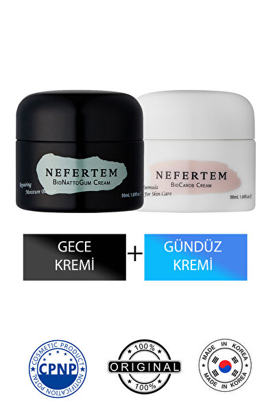 NEFERTEM NATURAL Güçlü Nemlendirici Bariyer Onarıcı Gece ve Gündüz Kremi