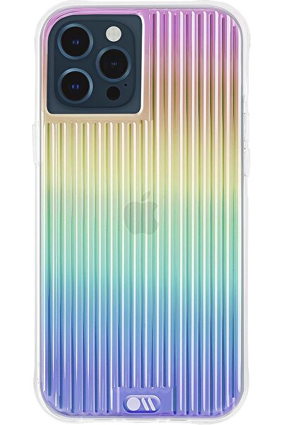 Case-Mate iPhone 12 / iPhone 12 Pro Tough Groove - Iridescent with Micropel