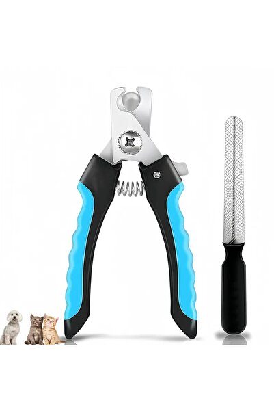 zola Set cleste de unghii si pila pentru caini si pisici, maner antiderapant ...