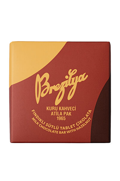 Brezilya Kuru Kahveci Atilla Pak Brezilya Fındıklı Tablet Çikolata