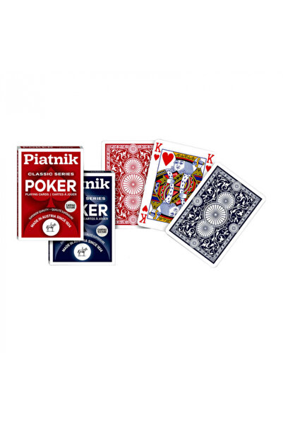 Piatnik Set of 2 Piatnik playing cards, Classic Poker Series