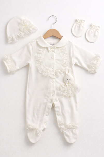 Kardeşler Bebe Lace booties baby girl romper
