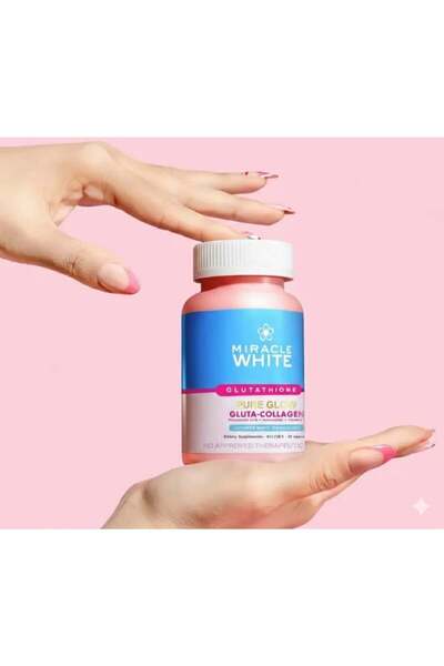 MIRACLE WHITE Pure Glow Gluta-Collagen Capsules with Vitamin E