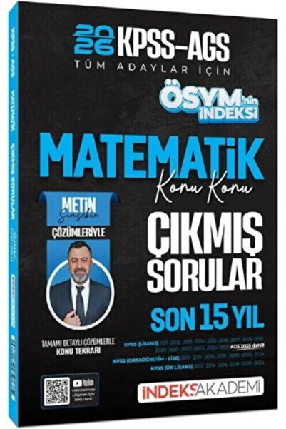 İndeks Akademi 2026 KPSS MEB AGS Matematik ÖSYM nin İndeksi Çıkmış Sorular So...