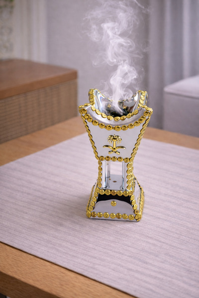 Generic A luxurious incense burner with an elegant heritage design – a royal ...
