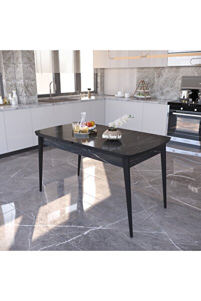 MEVA HOME ART Açılır Kapanır Kelebek Masa Mutfak & Yemek Masası MDF Tablalı M...